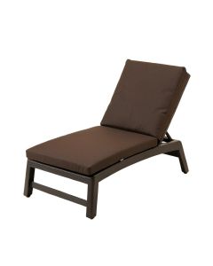 Oddger Outdoor Reclining Chaise Lounge With Cushion