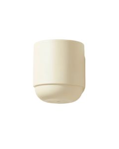 Dune Dell Wall Sconce Mounted On A Plain Wall - Ivory