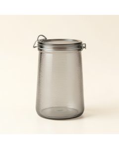 Willow Brook Storage Canister With Lid - Gray (synthetic illustration; no displayed measurements)