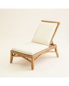 Laurel Crest Outdoor Lounge Chair - Ivory (synthetic illustration; no displayed measurements)