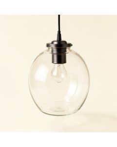 Casarez 8 '' H X 14 '' W Glass Oval Pendant Shade In Clear (synthetic illustration; no displayed measurements)