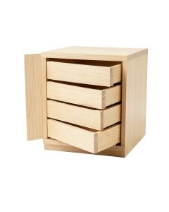 Sage Bridge Small-Parts Storage Drawer Cabinet - Beige (synthetic illustration; no displayed measurements)