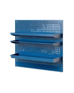 Ridge Bluff Empty Wall-Mounted Tool Organizer Panel - Blue