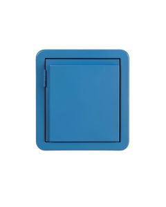 Elm Bluff Wall-Mounted Laundry Cabinet - Blue (synthetic illustration; no displayed measurements)