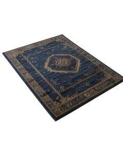 Southwestern Dark Blue Area Rug (synthetic illustration; no displayed measurements)