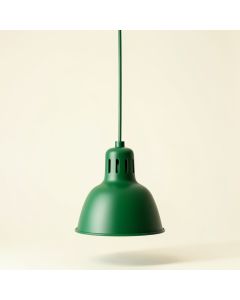 Hazel Crossing Pendant Light Suspended From One Plain Cable - Green (synthetic illustration; no displayed measurements)