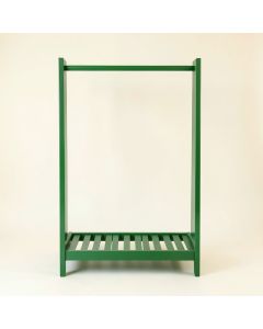 Bay Bluff Empty Garment Rack - Green (synthetic illustration; no displayed measurements)