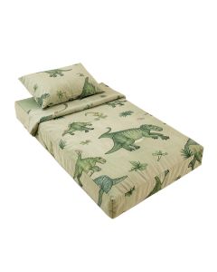 Mod Dinosaur 4 Piece Crib Bedding Set (synthetic illustration; no displayed measurements)