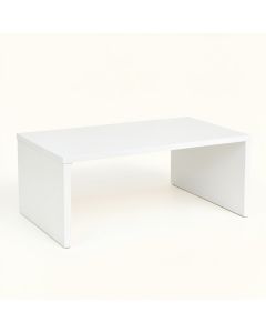 Ridge Dell Desktop Monitor Riser - White (synthetic illustration; no displayed measurements)