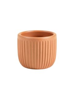 Linden Bridge Empty Candle Holder - Terracotta (synthetic illustration; no displayed measurements)