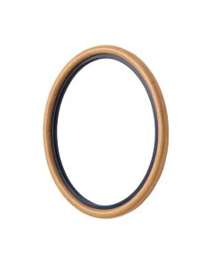 Olive Bend Framed Wall Mirror - Navy