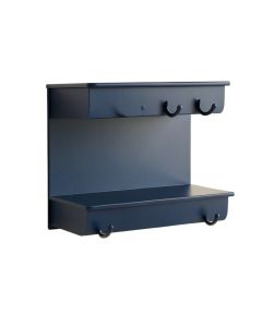 Fern Canyon Wall-Mounted Entryway Organizer Shelf - Navy (synthetic illustration; no displayed measurements)