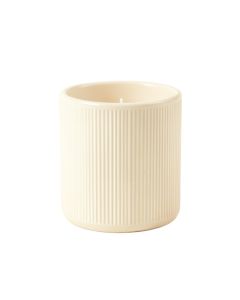Pine Crest Empty Candle Holder - Ivory