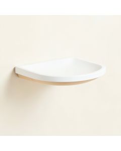 Rowan Dell Wall-Mounted Cat Perch - White (synthetic illustration; no displayed measurements)