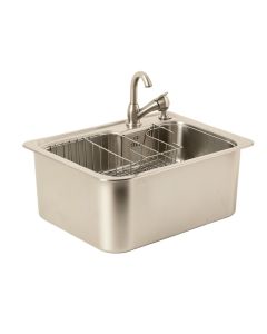 Stainless Steel 36 '' L X 22 '' W Farmhouse Kitchen Sink With Sink Grid And Basket Strainer