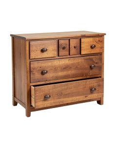 Burson Wood 5 Drawer Chest