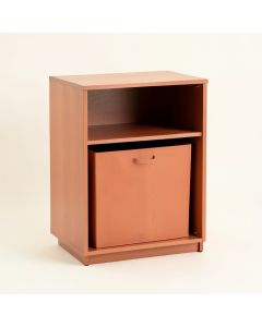 Laurel Bluff Freestanding Pull-Out Hamper Cabinet - Terracotta (synthetic illustration; no displayed measurements)