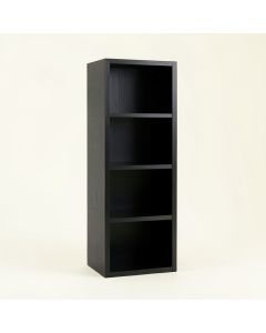 Elm Canyon Narrow Cubby Tower - Black (synthetic illustration; no displayed measurements)