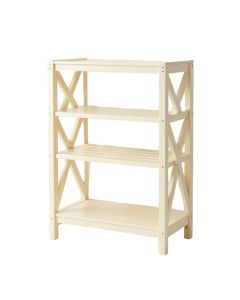 Ash Crest Empty Seed-Starting Shelving Unit Without Lights - Cream