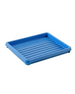 Hill Bridge Empty Under-Desk Cable Tray - Blue (synthetic illustration; no displayed measurements)