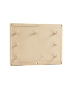 Sage Canyon Empty Wall-Mounted Tool Organizer Panel - Beige (synthetic illustration; no displayed measurements)