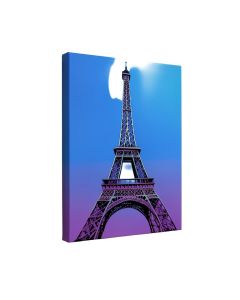 Pop Art Paris Eiffel Tower Graphic Art On Wrapped Canvas