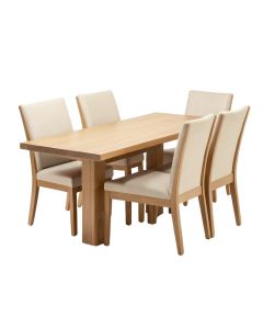 Olivã©R 5 Piece Extendable Solid Wood Dining Set