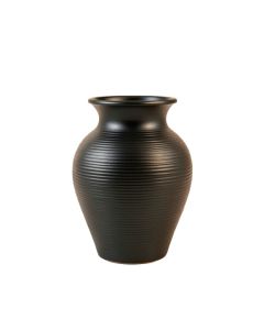 Oak Canyon Empty Decorative Vase - Black (synthetic illustration; no displayed measurements)