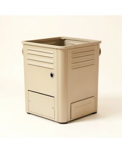 Glen Brook Closed Garden Compost Bin - Beige (synthetic illustration; no displayed measurements)