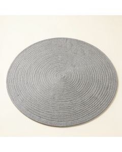 Moss Bridge Round Area Rug - Gray (synthetic illustration; no displayed measurements)