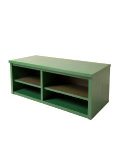 Meadow Bluff Shoe Storage Bench - Green