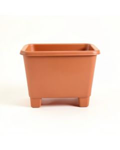 Dune Brook Empty Raised Planter - Terracotta (synthetic illustration; no displayed measurements)