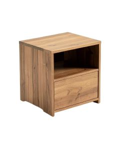 Barnwood End Table With Storage (synthetic illustration; no displayed measurements)