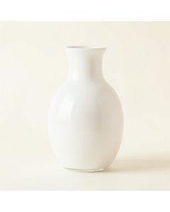 Olive Branch Empty Decorative Vase - White (synthetic illustration; no displayed measurements)