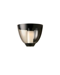 Hazel Bridge Wall Sconce Mounted On A Plain Wall - Black (synthetic illustration; no displayed measurements)