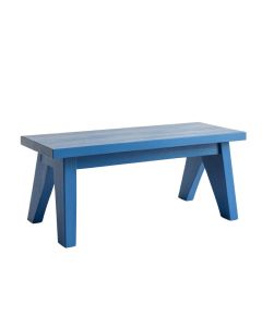 Slate Falls Indoor Bench - Blue (synthetic illustration; no displayed measurements)