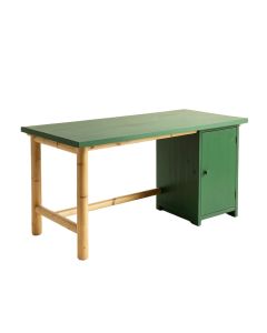 Cedar Dell Empty Workshop Workbench - Green (synthetic illustration; no displayed measurements)