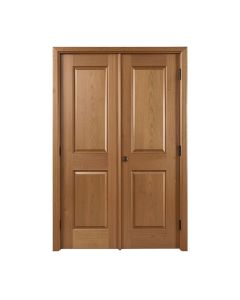 Paneled Manufactured Wood Primed Left Hand Molded Birkdale Double Prehung French Doors