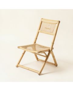 Ash Bend Folding Outdoor Chair - Beige (synthetic illustration; no displayed measurements)