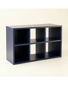 Clay Bend Desktop Shelving Unit - Navy (synthetic illustration; no displayed measurements)