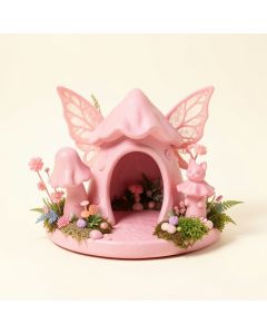Ebros Free Spirited Smoking Hippie Fairy Garden (synthetic illustration; no displayed measurements)