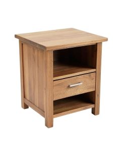 Kabamba Solid Wood End Table With Storage