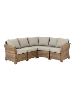 Castelli 7 Piece Rattan Sofa Seating Group With Cushions