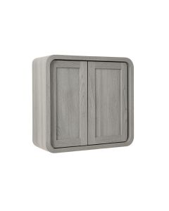Juniper Crest Wall-Mounted Entry Cabinet - Gray (synthetic illustration; no displayed measurements)