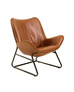 Ludgera 31.5 '' Wide Cowhide Butterfly Chair (synthetic illustration; no displayed measurements)