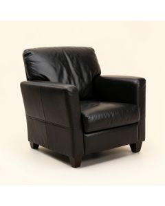 Aayusha 30.7 '' Wide Genuine Leather Armchair (synthetic illustration; no displayed measurements)