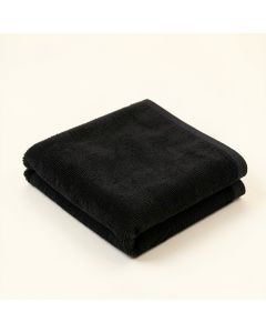 Dune Canyon Bath Towel - Black (synthetic illustration; no displayed measurements)