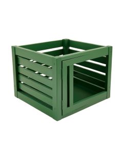 Holly Dale Empty Furniture-Style Pet Crate - Green (synthetic illustration; no displayed measurements)