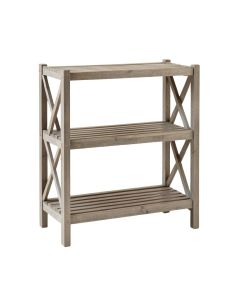 Linden Bluff Empty Seed-Starting Shelving Unit Without Lights - Gray