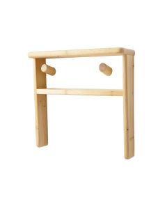 Slate Bend Wall-Mounted Entryway Organizer Shelf - Cream